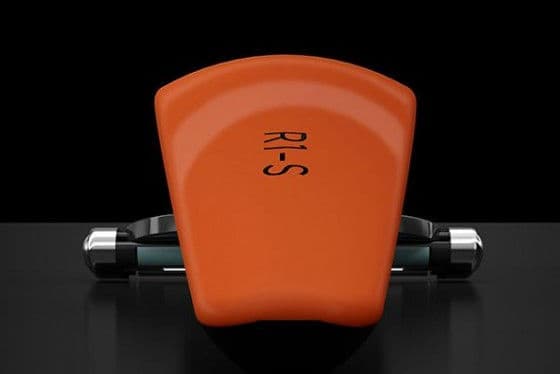 Designer Bolin Webb R1-S Razor in Signal Orange