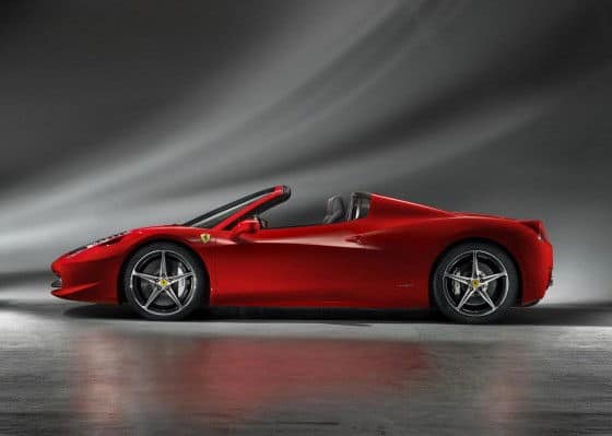 Ferrari-458-Italia-Spider-Convertible-Side