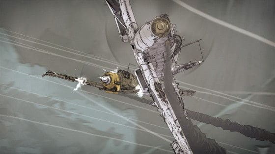 a jet dodging another jet