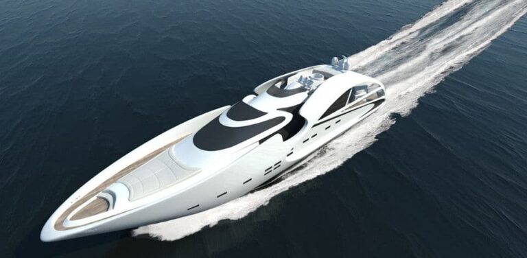 3D Rendering of Audax 130 Yacht