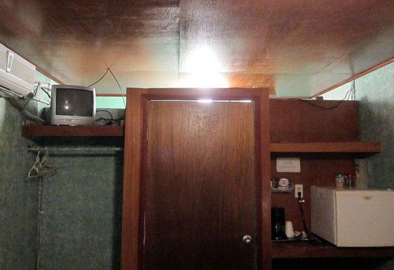 This is how close the bathroom is.