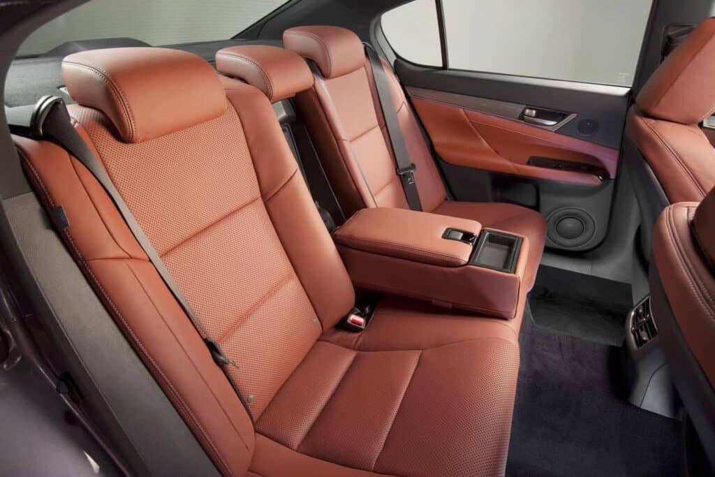 2013 Lexus GS 350 F Sport rear Seats