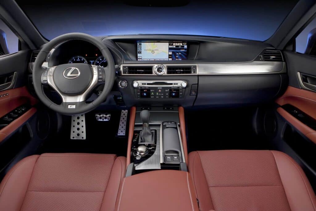 2013 Lexus GS F Sport Dashboard