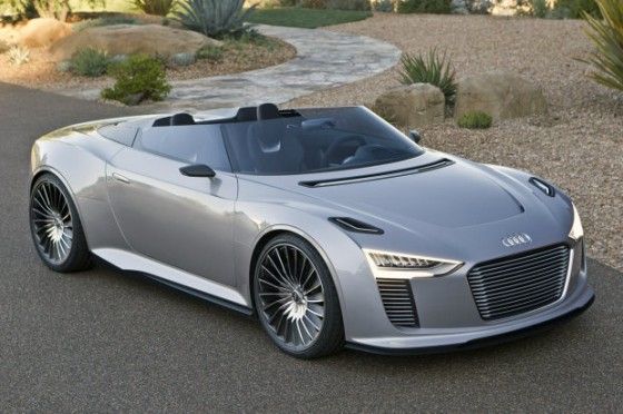 Concept Audi e-tron Spyder electric concept car