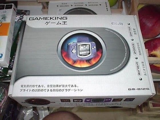 Game King knock-off of Game Boy or Game Cube