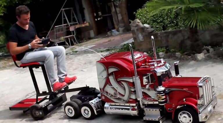 custom built scale truck