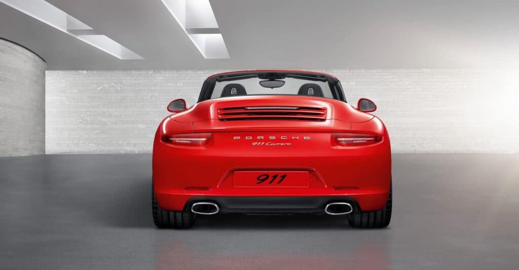 2012 Porsche 911 Carrera Cabriolet back