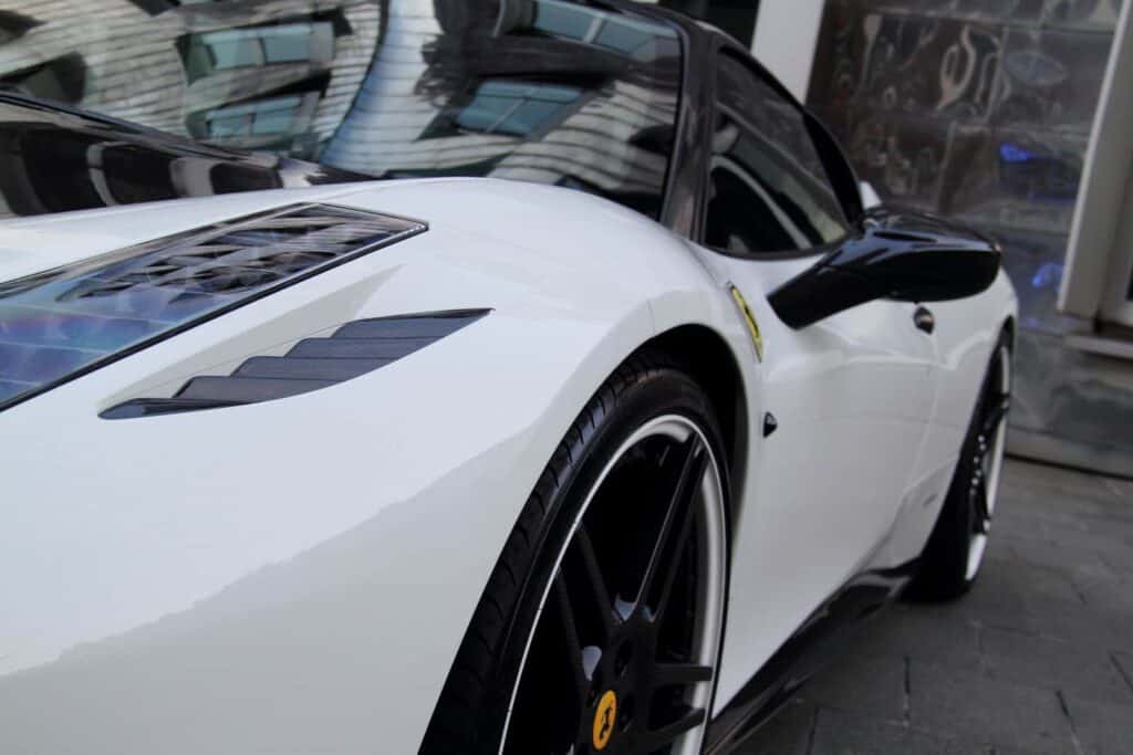 458 Italia carbon fiber vents front