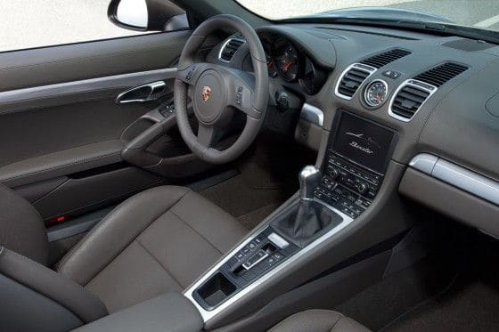 2013 Porsche Boxter interior