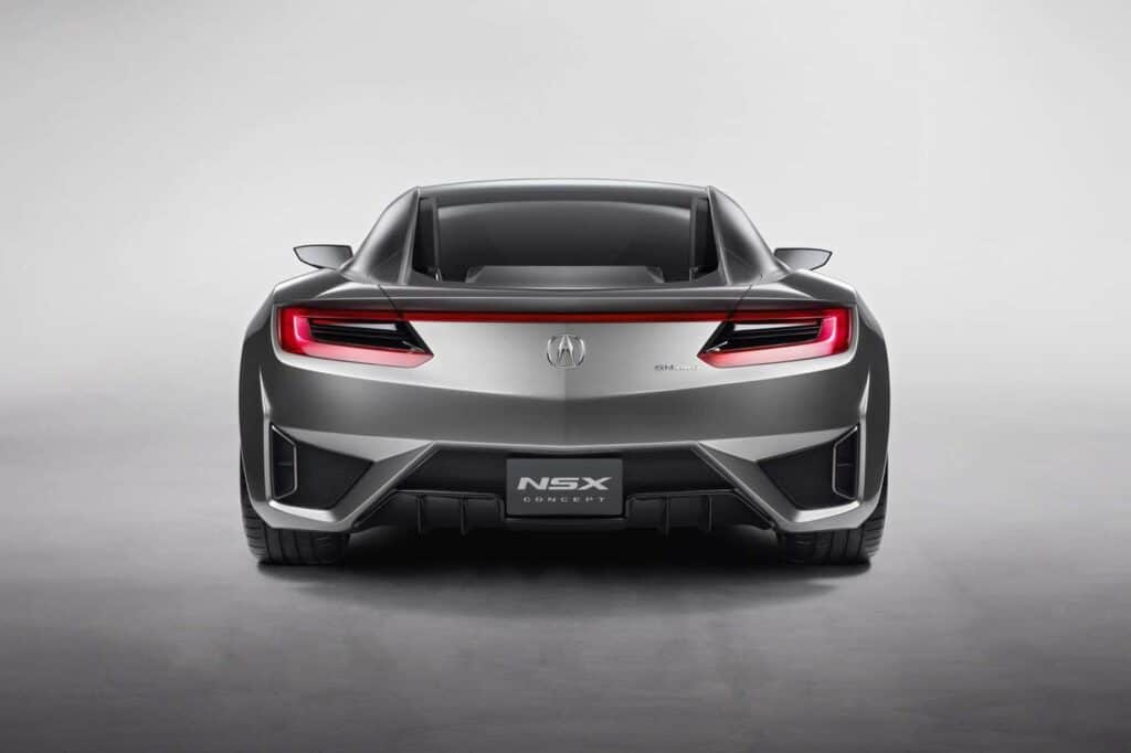 Acura NSX Concept Hybrid Supercar 8 Acura NSX Concept Rear Picture