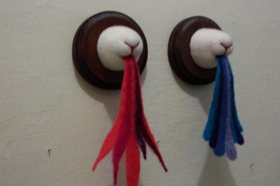 Felting art by Zoe Williams