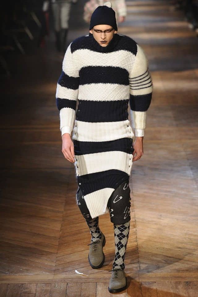 thom browne 2012 striped sweater
