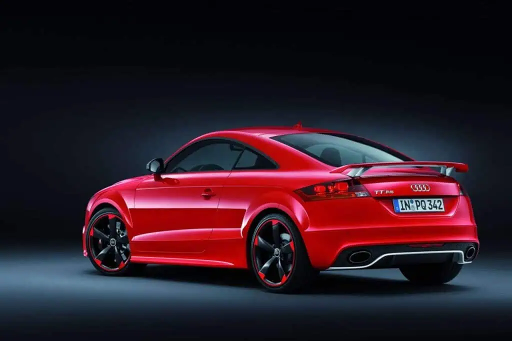 Audi TT RS Plus three quarters View