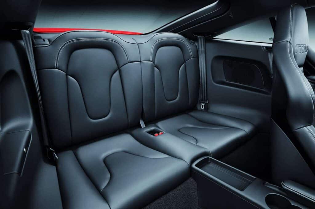 Audi TT RS Plus rear seat