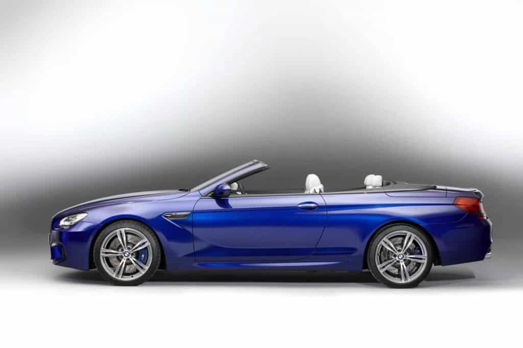 2013 BMW M6 Convertible roof down