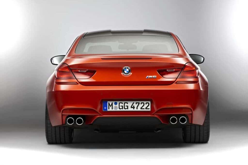 2013 BMW M6 Coupe Rear