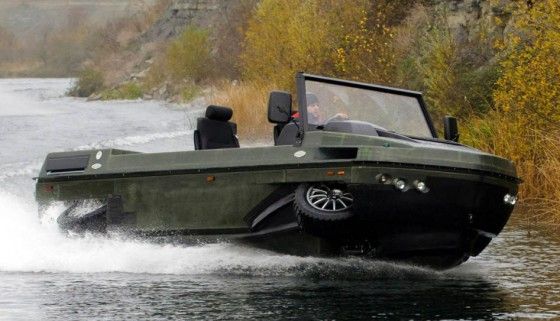 Humdinga amphibious vehicle by Gibbs