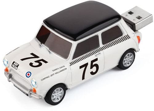Mini-Cooper-Race-Car-USB-Drive Mini Cooper race car usb flash drive by zero baisc