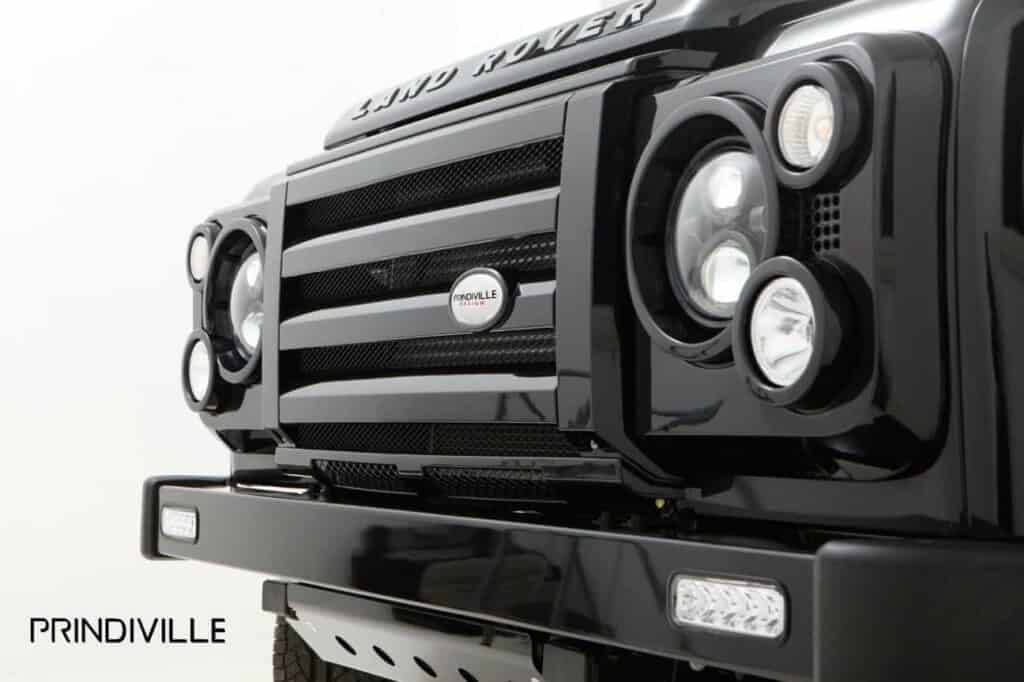 Prindville Land Rover Defender front LED lights