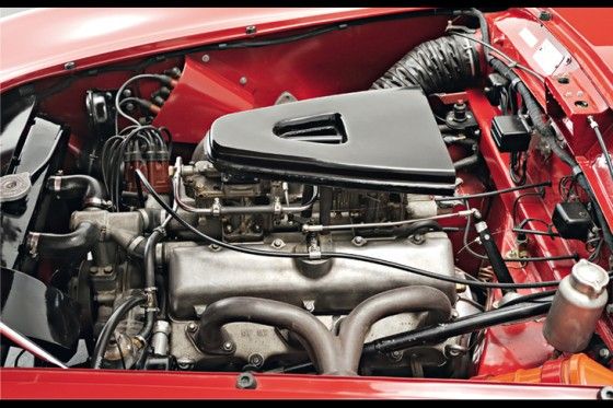 1953 Fiat 8V Series 1 Berlinetta engine bay