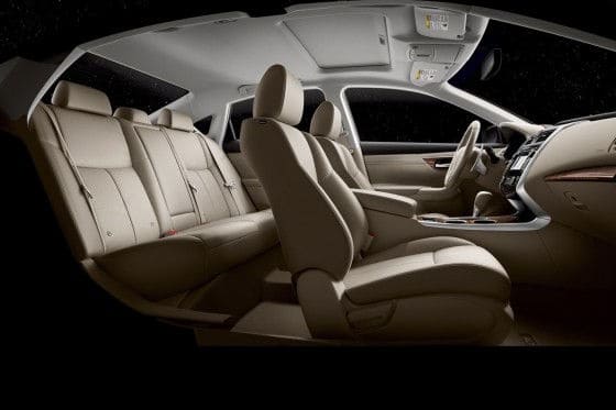 Updated interior of 2013 Nissan Altima