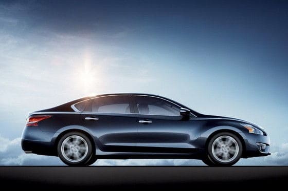 Side profile of Nissan Altima