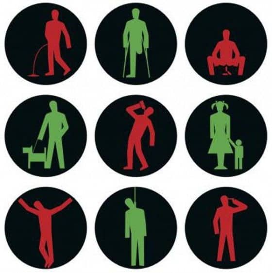 Traffic light artwork by Roman Tyc