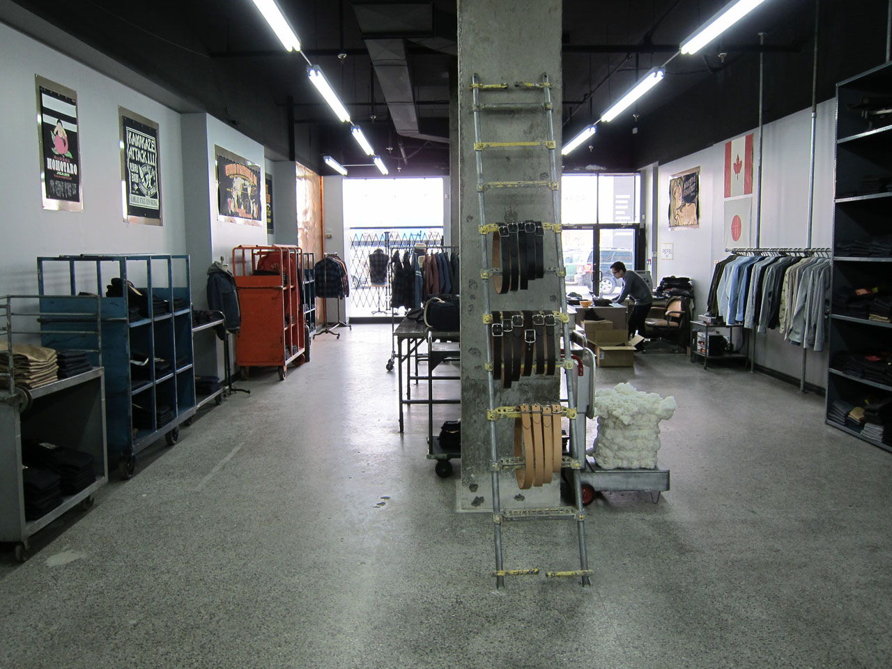 Tate + Yoko Montreal - From the Creator of Naked & Famous Denim 2 inside denim store