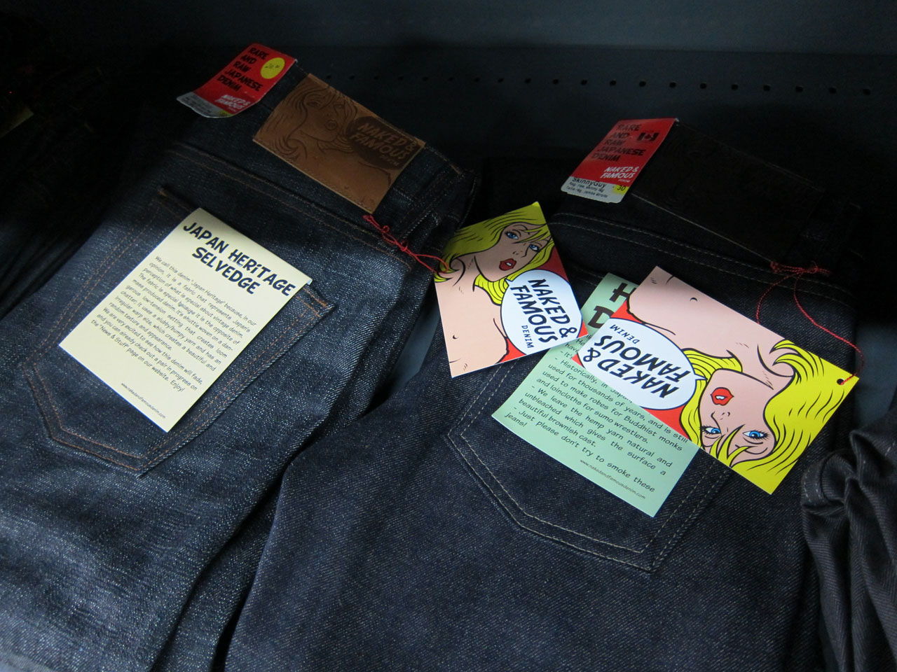 Tate + Yoko Montreal - From the Creator of Naked & Famous Denim 11 denim pile
