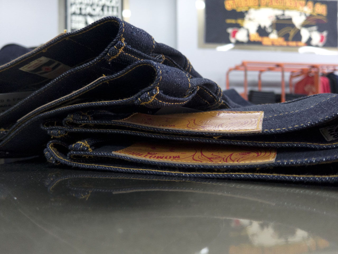 Tate + Yoko Montreal - From the Creator of Naked & Famous Denim 10 jeans side shot