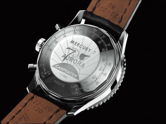 Breitling Navitimer Cosmonaute watch case back