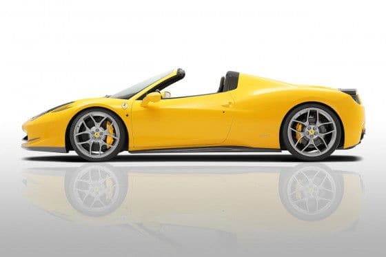 Ferrari 458 Novitec Spider Yellow Ferrari 458 Italia Spider