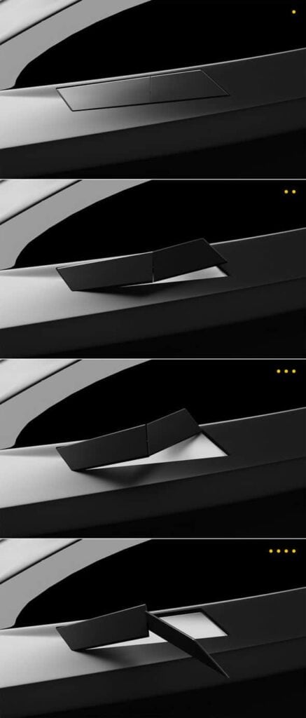 Jaguar XKX Concept Mirror