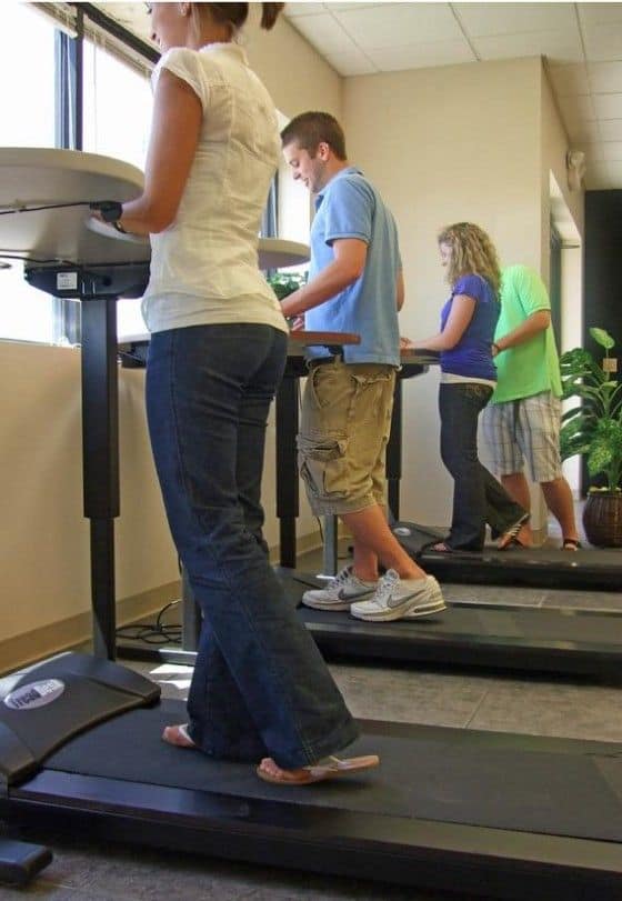 Exercise at the office with the Tread Desk