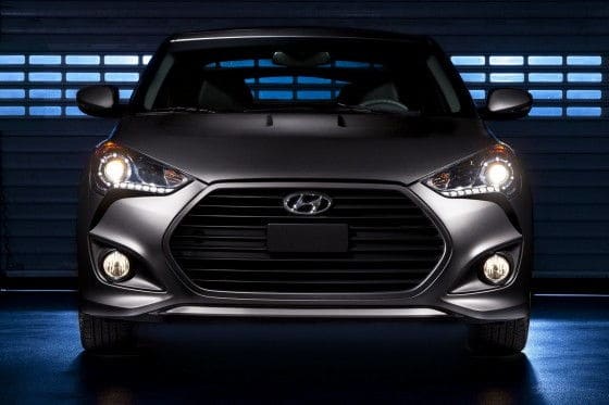 Front bumper of 2013 Hyundai Veloster Turbo