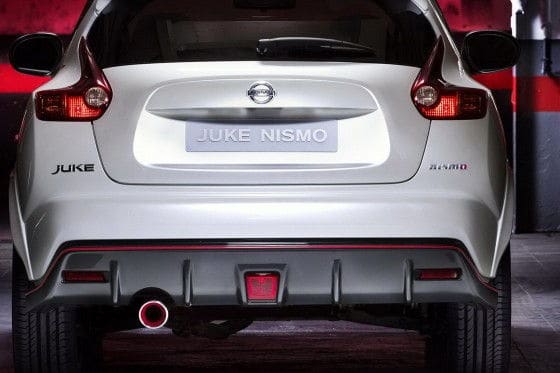 Rear bumper of Nissan Nismo Juke