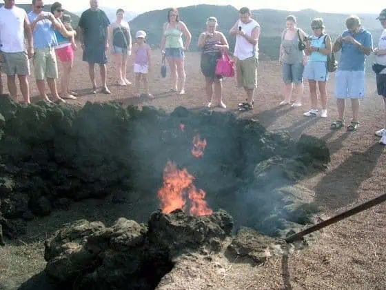 flame pit People near El Diablo Restaurant