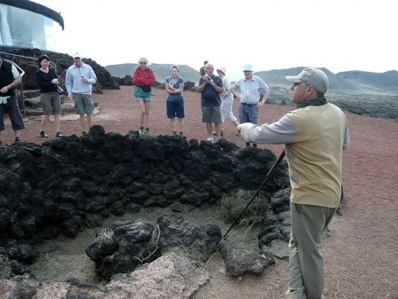 hot pit Guide at El Diablo Lanzarote