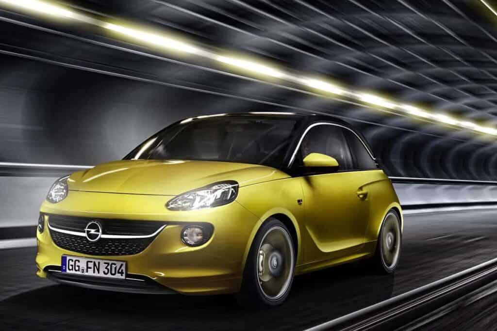 Opel Vauxhall Adam Yellow 1