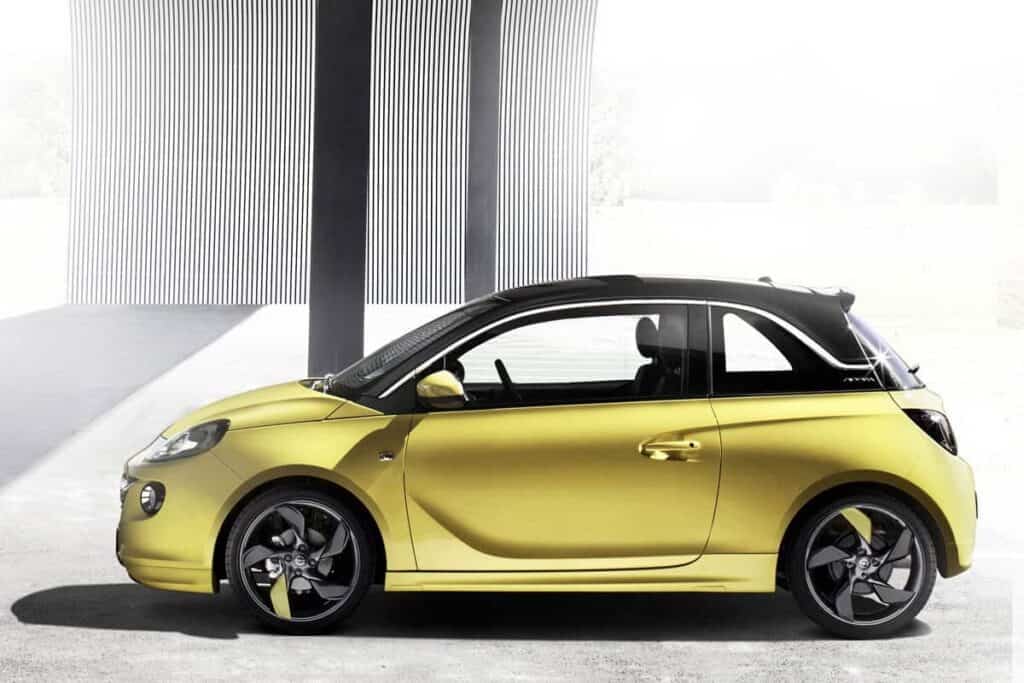 Opel Vauxhall Adam Yellow