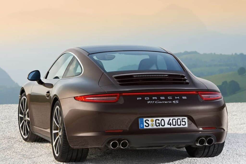 2013 Porsche 911 Carrera 4S rear