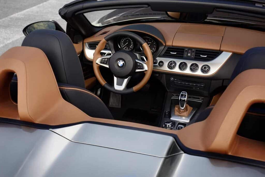 BMW Zagato Roadster interior dashboard