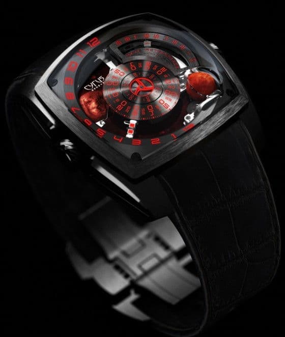 Cyrus Klepcys Mars Watch black DLC titanium