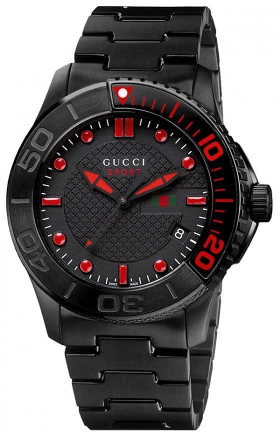Gucci G-Timeless Sport watch black pvd