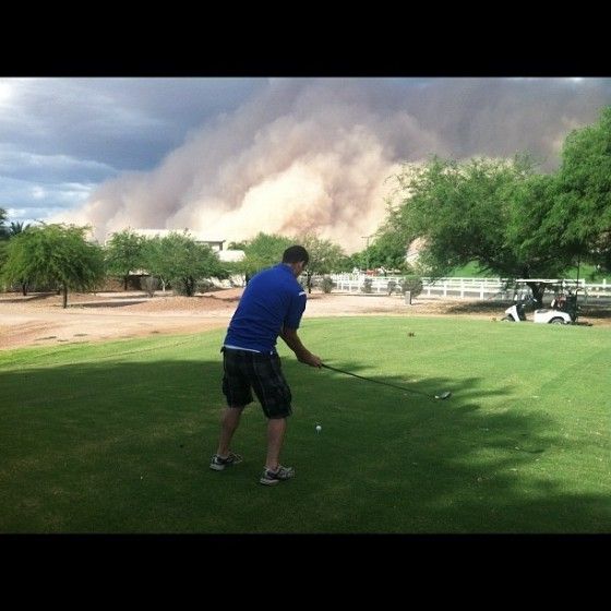Phoenix AZ dust storm pictures