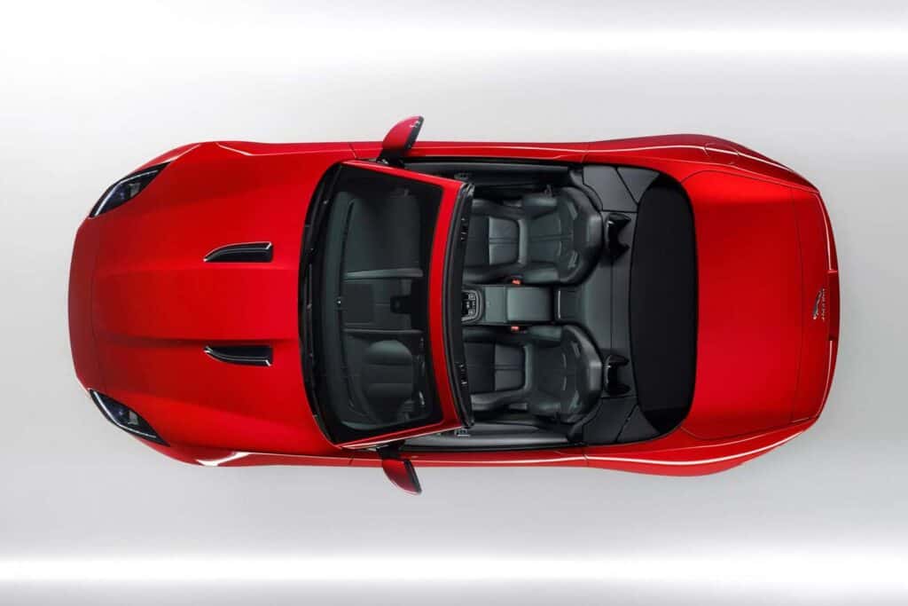 2013 Jaguar F-Type Roadster top