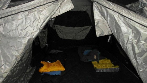 Insie of Coleman 8 Person Instant Tent