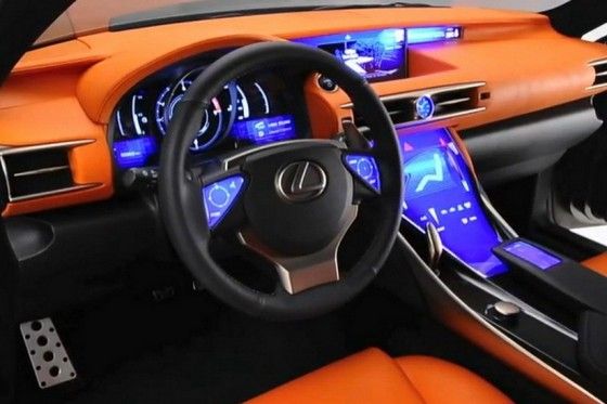 Lexus LF-CC dashboard