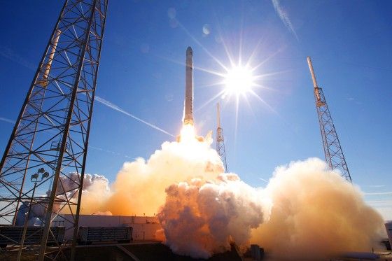 Dragon Rocket by SpaceX