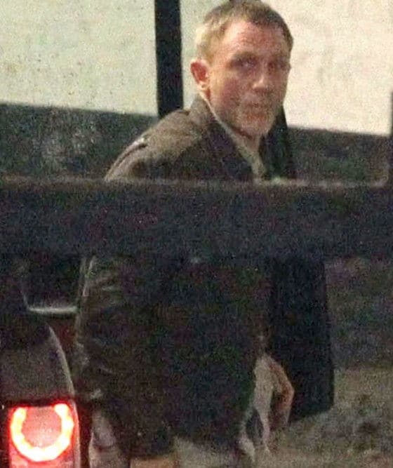 Daniel Craig James Bond Skyfall brown leather jacket